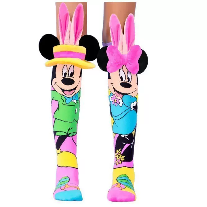 3D Ear Knee Socks Kids跨境网红可爱女童中筒米奇米妮兔袜子批发