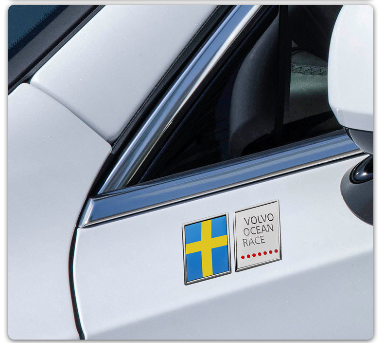 Suitable for Volvo Xc60 Xc90 S90 Xc40 Modified Trunk Car Label Polaris Mile Rd Labeling
