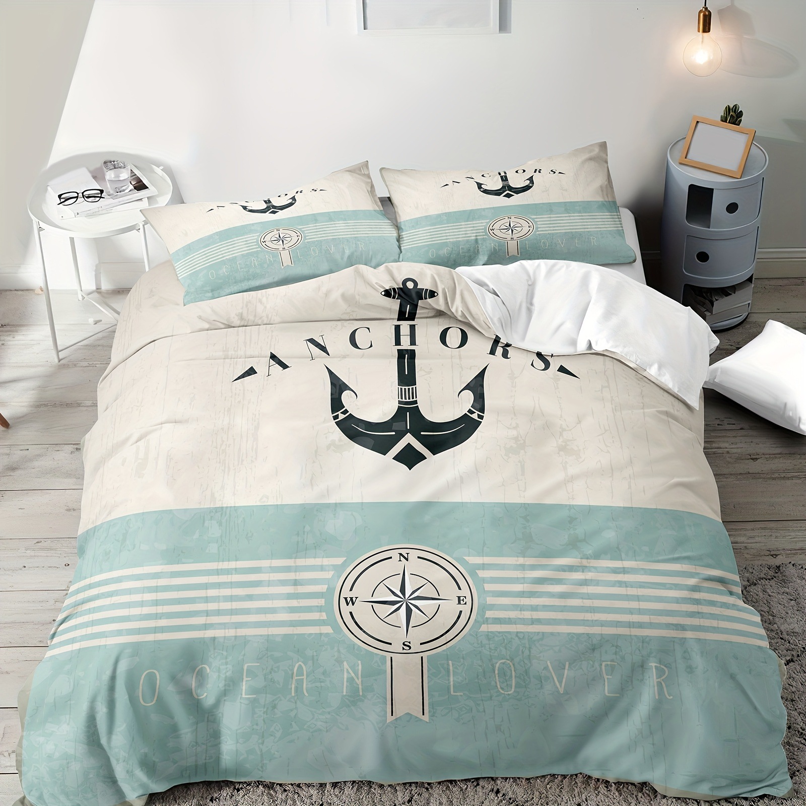 Texteles caseros abrasivos impresión digital piel-profiliable edredón kit de barco flácida mano fábrica de fuente TEMU / JIT Nordic