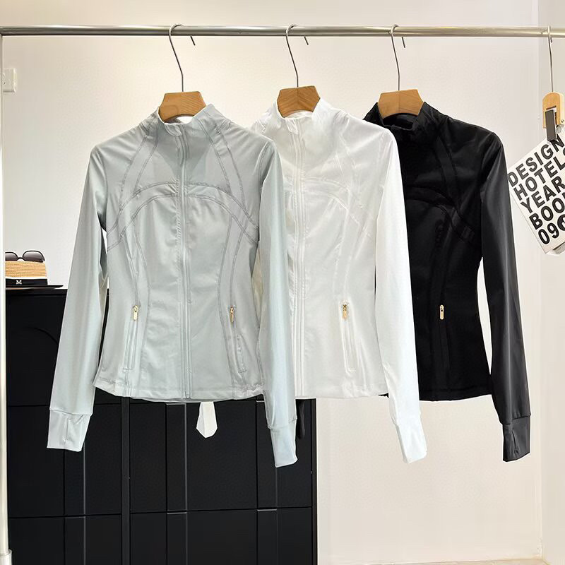 Sun Protection Clothing Upf50+ Slim Fit Sun Protection Quick-Drying Breathable Sports Fitness Yoga Jacket for Women 11161