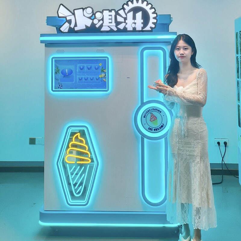 Caiyunjuan Self-Service Ice Cream Machine Can Be Used as a Sub-Business for Vending Machines in Shopping Malls and Scenic Spots. Fully Automatic Ice Cream Machine Caiyunjuan Self-Service Ice Cream Machine Can Be Used as a Sub-Business for Vending Machines in Shopping Malls and Scenic Spots. Fully Automatic Ice Cream Machine