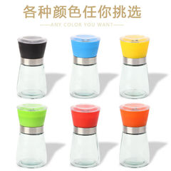Manual Pepper Grinder 304 Stainless Steel Household Powder Grinder   Condiment Bottle  Spice Bottle Jar