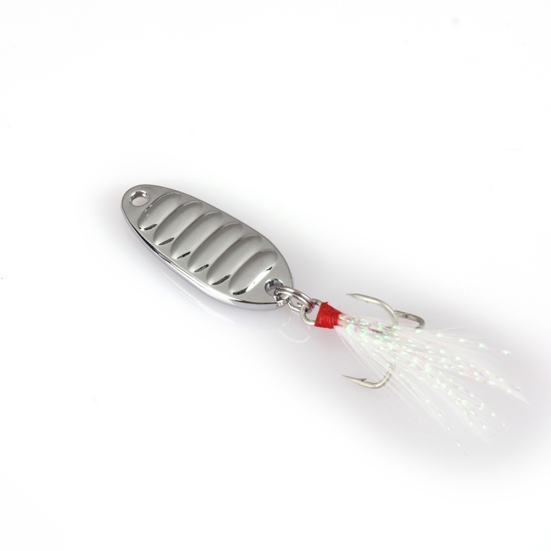 Metal Spoons Lures Spinner Baits Fresh Water Bass Swimbait Tackle Gear