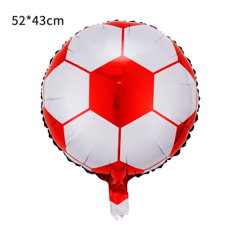Globos de fútbol americano de 18 pulgadas, rugby, baloncesto, guantes de béisbol, decoraciones de globos de aluminio con temática deportiva de golf. image 24