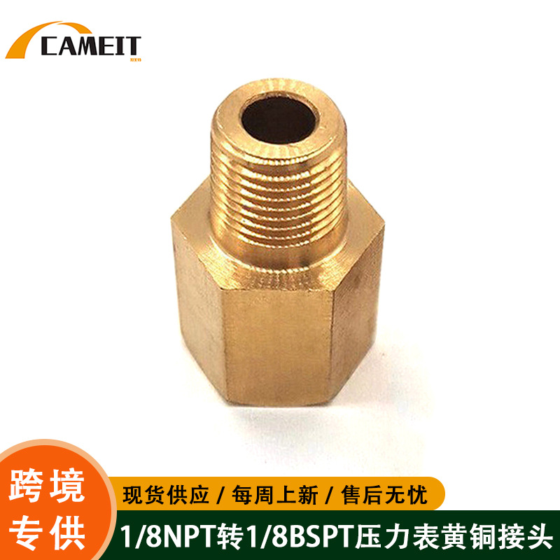 Accesorios para coche: Adaptador reductor de presión de combustible de latón 1/8 NPT a 1/8 BSPT