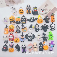 跨境外贸卡通可爱PVC万圣节公仔钥匙扣挂件儿童礼品盲盒厂家批发