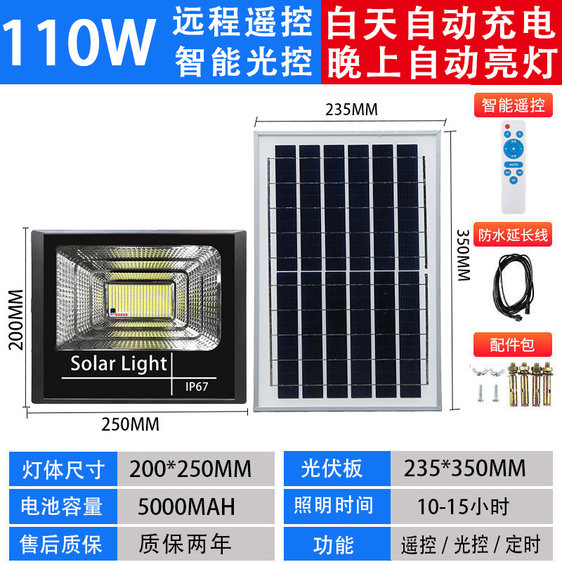El reflector solar se ilumina automáticamente después de dos días de oscuridad, luz de jardín al aire libre, iluminación súper brillante, nueva farola rural para el hogar