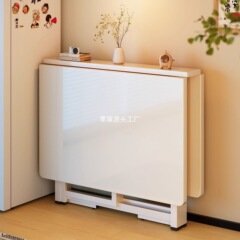 折りたたみ式ダイニングテーブル、小さな家庭用ダイニングテーブル、家庭用設置不要のシンプルなロングテーブル、多機能折りたたみテーブルと椅子の組み合わせ