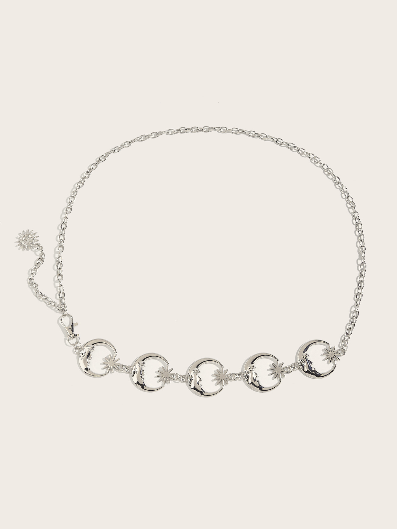 100g Weight Waist Chain Classification Holiday, Beach Occasion Iron Material Sun Pattern Spring&Summer Season Women's Gender Vacation Style Wholesale Jewelry Vacation Sun Iron Waist Chain 6