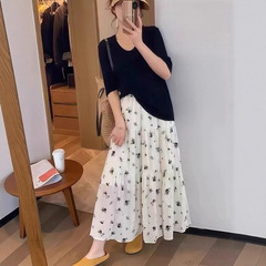 秒杀款鱼尾半身裙女2025气质简约垂感显瘦包臀a字中长裙子