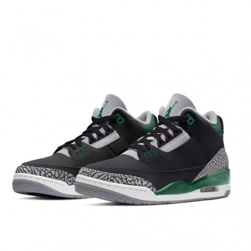 AJ3 negro cemento de carreras azul Fujiwara Hiroshi air mat zapatos de baloncesto Joe3 antideslizante desgaste zapatos deportivos casuales para hombres y mujeres