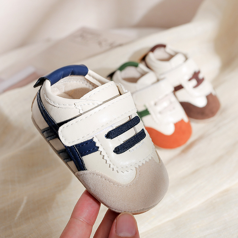 Jing Bao Baby Shoes Spring and Autumn 1-year-old Baby Casual Small sneaker 6-15 Months Soft Bottom Non-slip Toddler Shoes