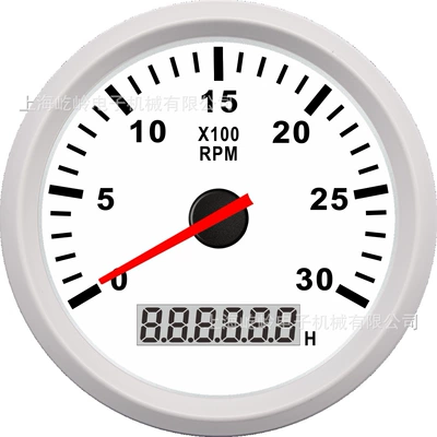 Adjustable Speed Ratio Meter – automobile instrument - white-frame-white-background-0-3000rpm