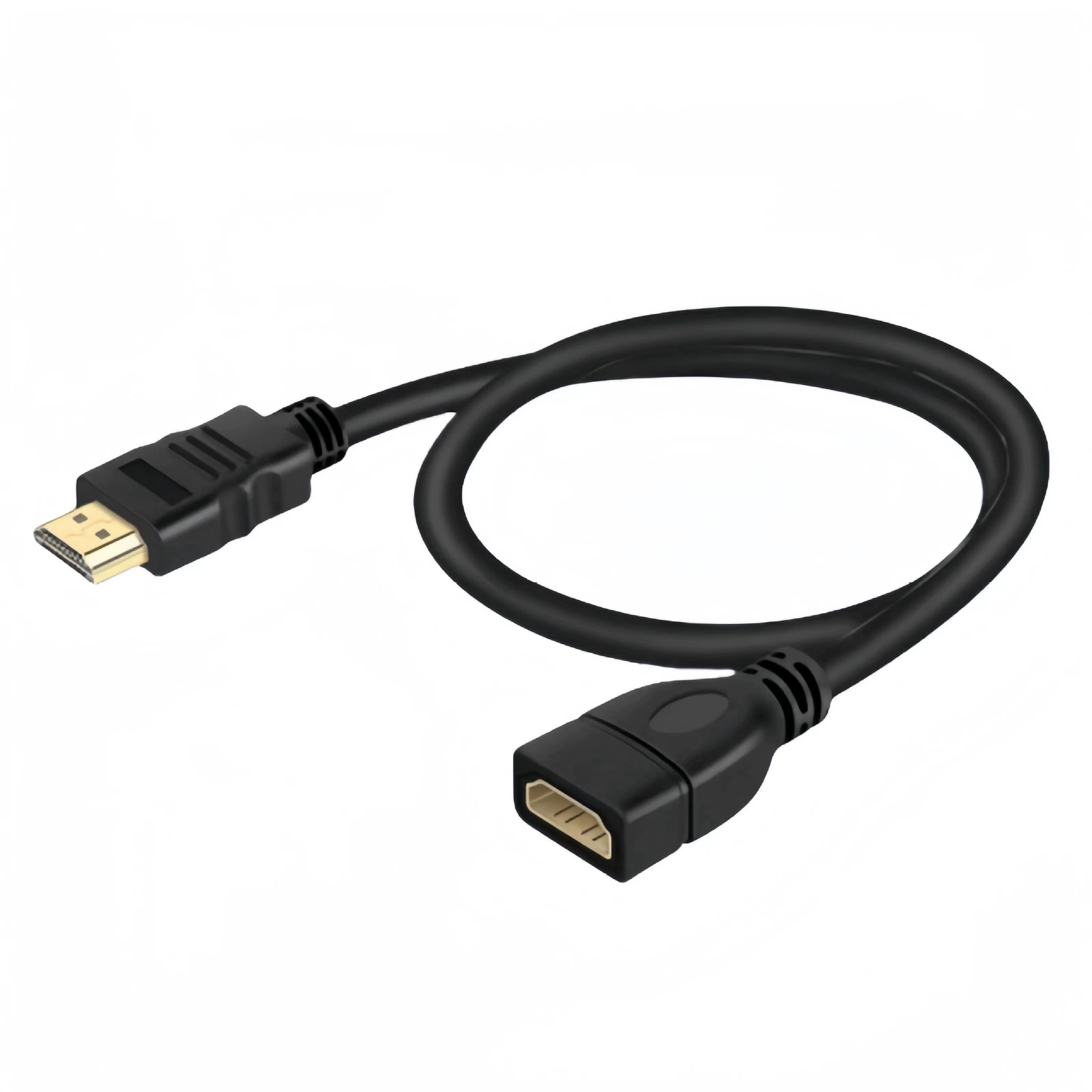 Вышивка HDMI-кабеля версии 1.4, мужской разъем к женскому, 1080p/60Гц, длины 0,1–1,5 м