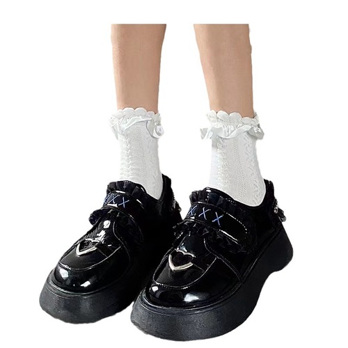 Spring and summer thin white lace mid-calf socks princess socks Japanese versatile jk socks Lolita fairy socks