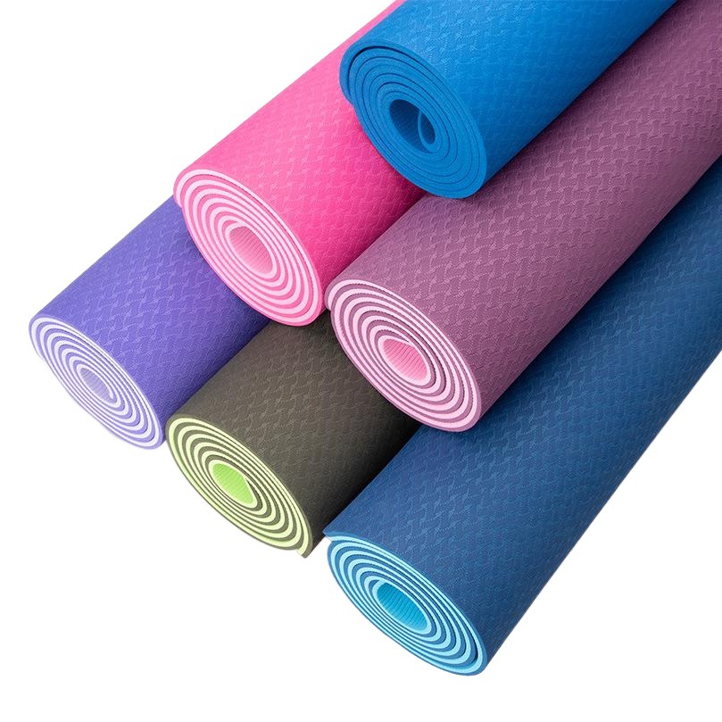 Tpe Yoga Mat Non-Slip Thickeneded Soundproof Custom Skipping Mat Fitness Mat Sports Floor Mat Manufacturer Wholesale