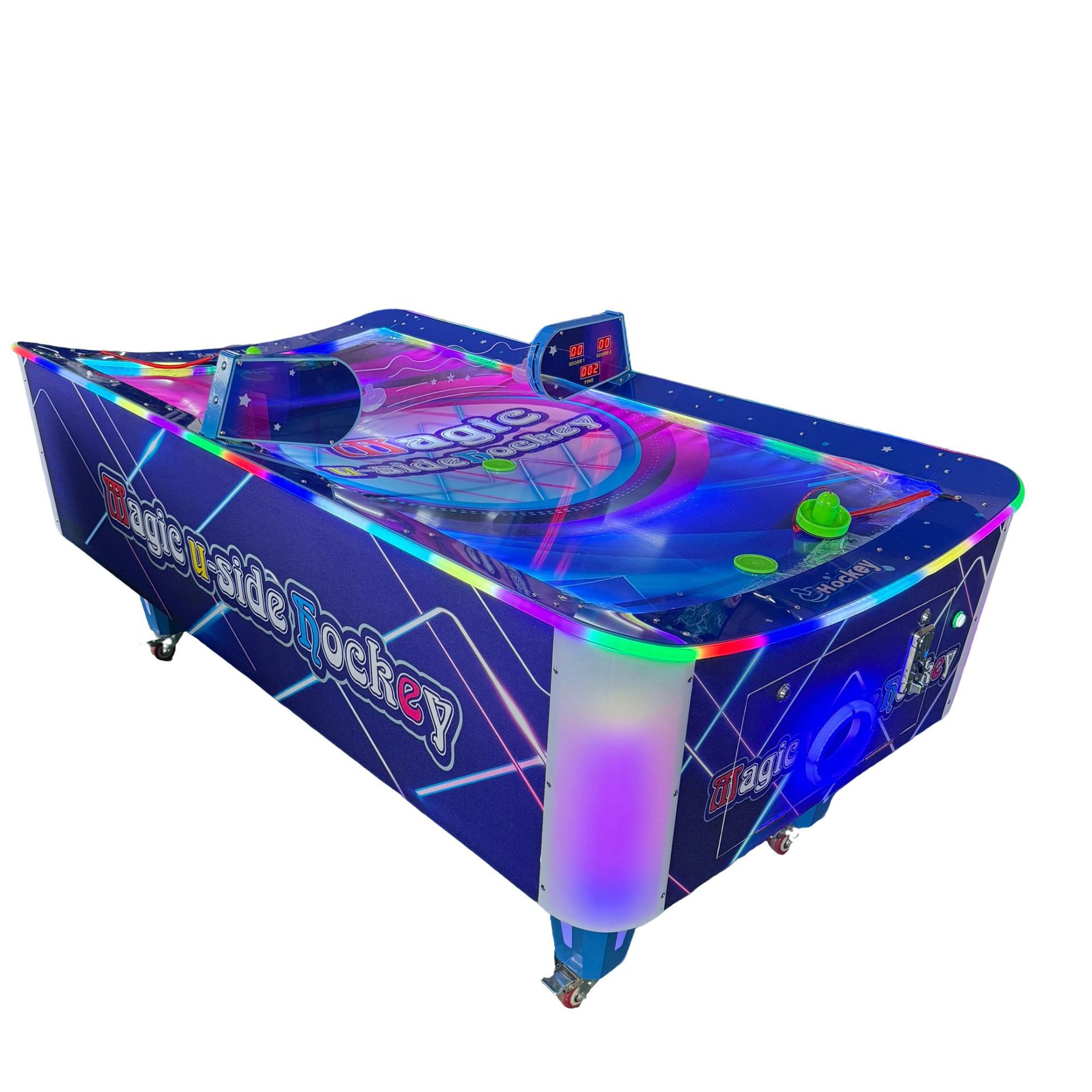 Hockey juego de monedas para padres e hijos equipos de ciudad de videojuegos para adultos equipos de juego de aire de hockey máquina de juego de aire