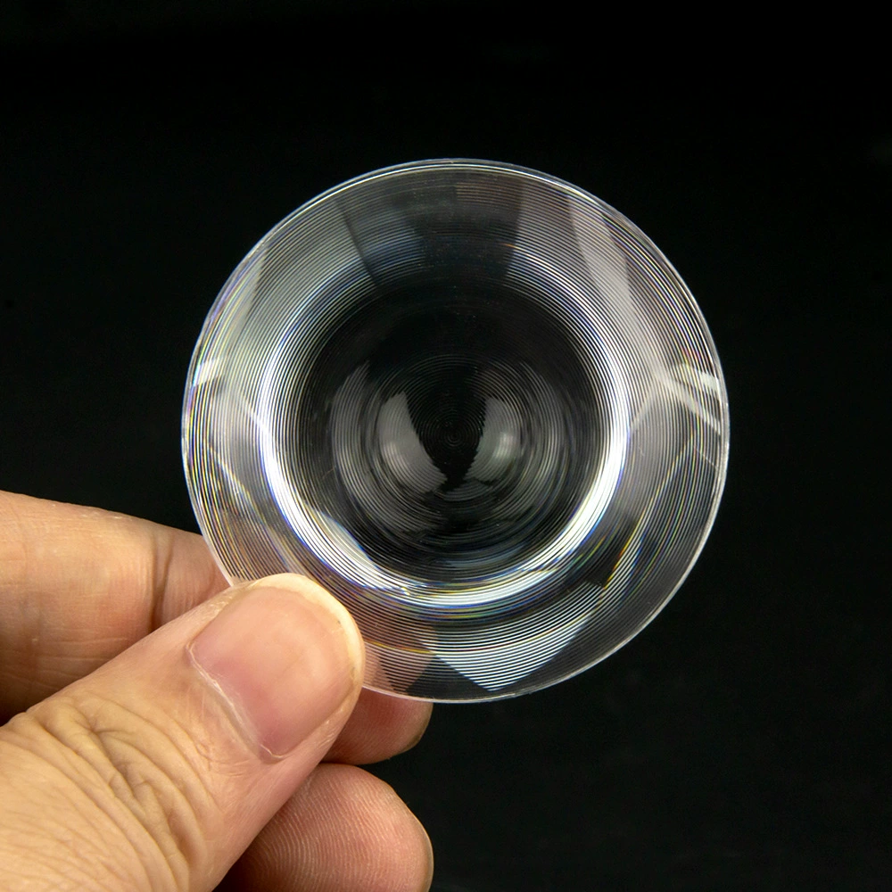 Линзу Френеля 50 мм можно разрезать и пробить по мере необходимости. Объектив с резьбой небольшого размера может проходить инфракрасный PMMA WL