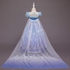 Dress, girl's skirt, small princess costume, halloween, “Frozen”, western style