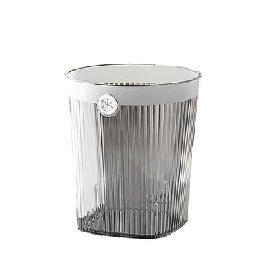 源头工厂大容量垃圾桶家用客厅透明免压圈垃圾篓厨房卫生间收纳篓