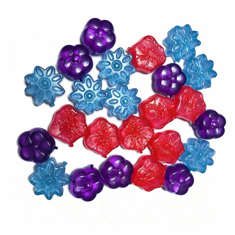 Venta directa de fábrica de 24 cubos de hielo de plástico reutilizables en varias formas para el verano, ideales para bares y fiestas.