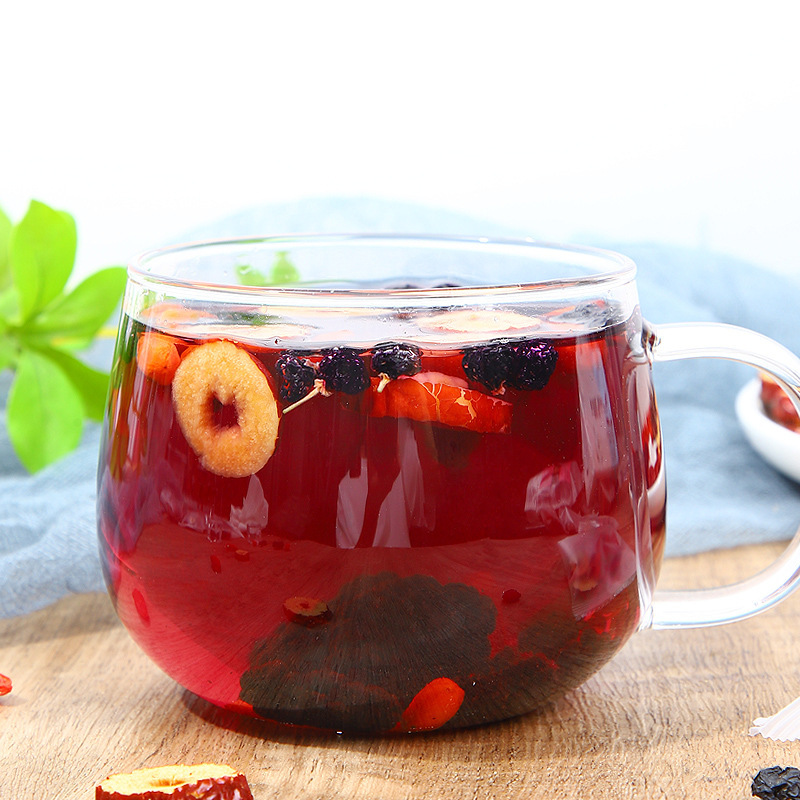 Black Goji Berry Mulberry Red Date Tea Blend 200g 40 Cold Brew Sachets Daily Wellness Tea preparation