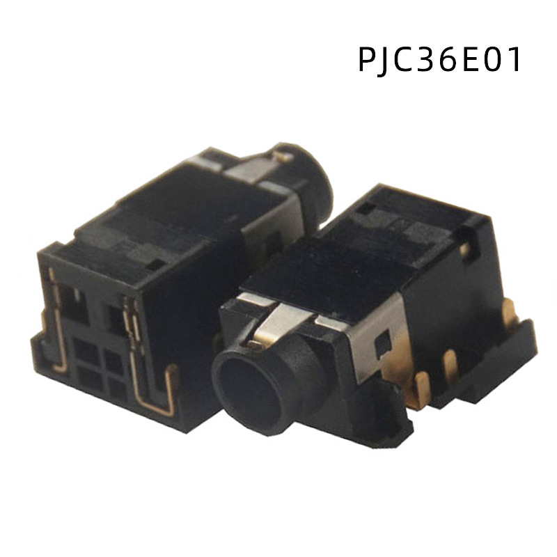 Manufacturer supplies laptop headphone socket 3.5 audio four-level sinking plate laptop audio socket 3