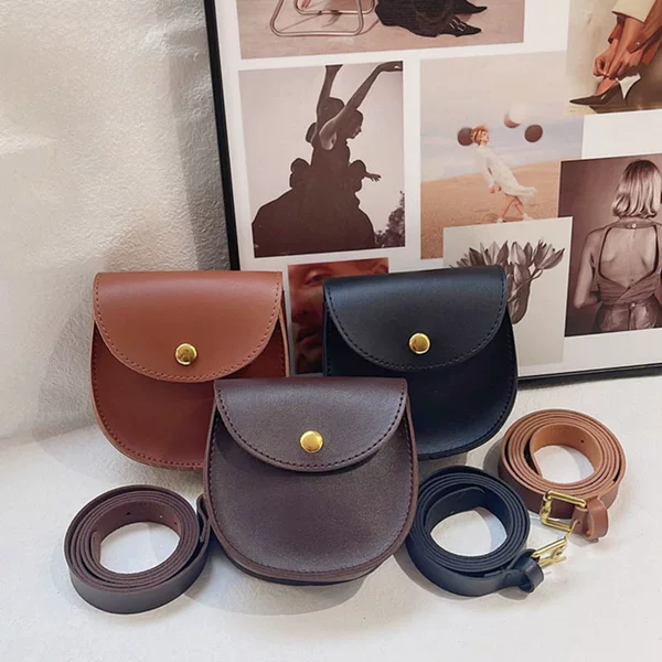 Children's bag Korean style retro little girl's chest bag Foreign Trade baby accessories coin purse boys and girls small waist bag