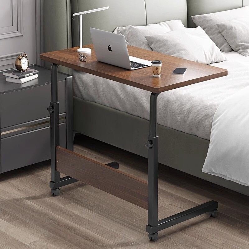 Adjustable height side table, movable bedroom home small table, simple desk for students, minimalist lazy dormitory computer table Adjustable height side table, movable bedroom home small table, simple desk for students, minimalist lazy dormitory computer table