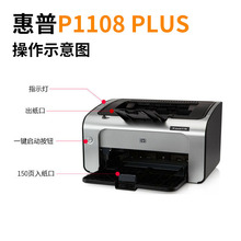 HP��ӡ�C1108plus1008w105w1106plus�ڰ׼������С���k����ӡ�C