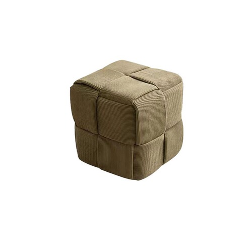 Bedroom new home square stool Nordic style dormitory sofa stool light luxury footrest doorway woven shoe-changing stool small stool