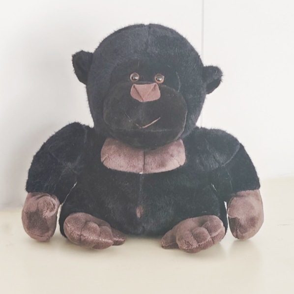 Feo lindo gorila de Diamante Negro muñeca de peluche de juguete para niños ragdoll muñeca garra máquina muñeca transfronteriza al por mayor