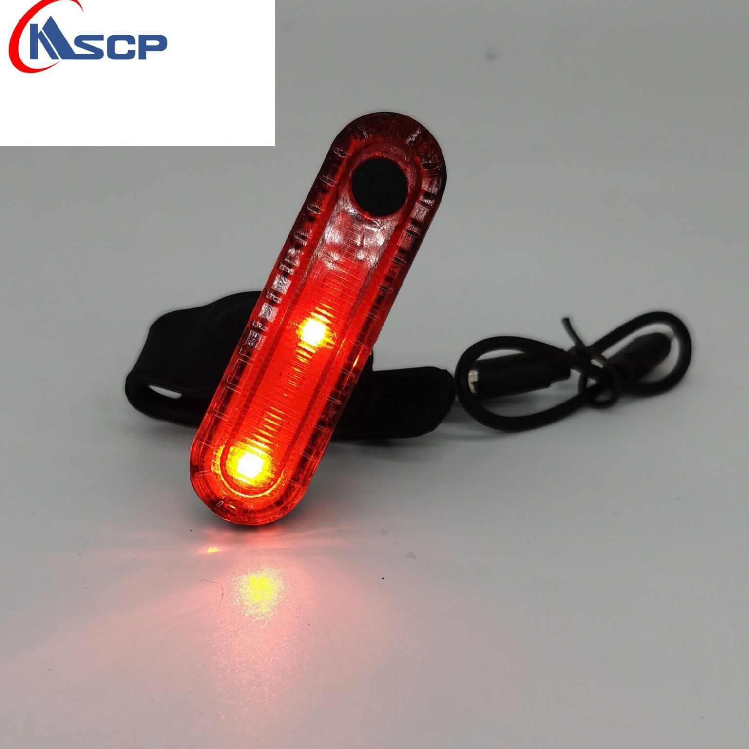 Luz trasera de bicicleta de montaña de carga de conducción nocturna luz de flash niños equilibrio decoración de bicicleta de carretera luz de advertencia