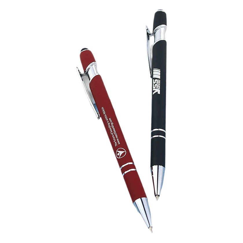 Pluma de metal pluma publicitaria logotipo personalizado regalo personalizado pluma bolígrafo chica regalo personalizado impresión en color UV