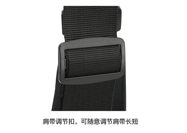 New cross-border men's chest bag, casual large-capacity single-shoulder crossbody bag, water-resistant trendy backpack with LOGO printing undefined