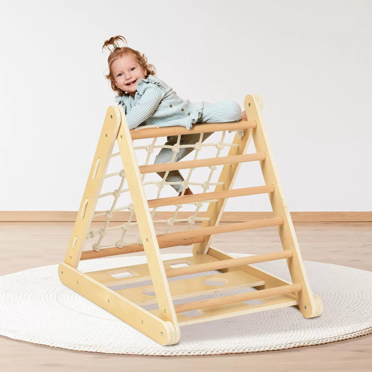 Деревянные игрушки для скалолазания для малышей Деревянные дети для лазания по треугольной лестнице для скалолазания и доски Монтессори для скалолазания игрушки