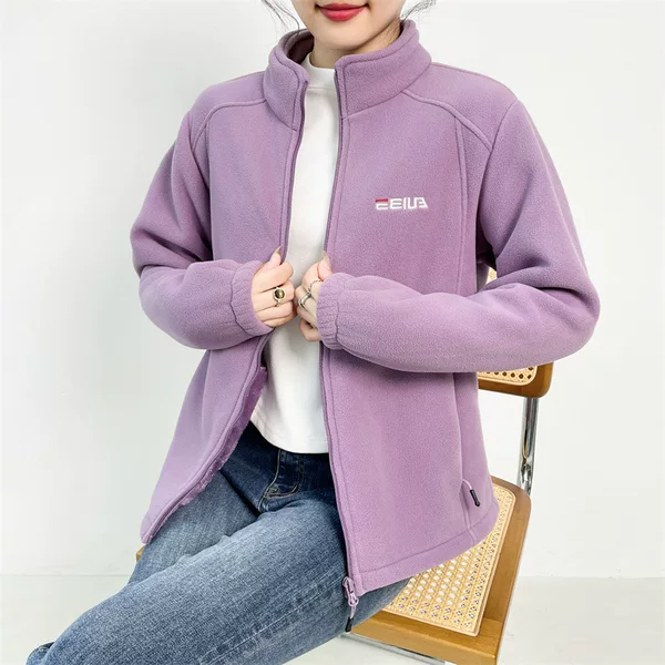 High-Quality Fleece Jacket for Women, Double-Sided Fleece Outerwear, New Style, Thickened and Warm Fleece Sweatshirt for Women
