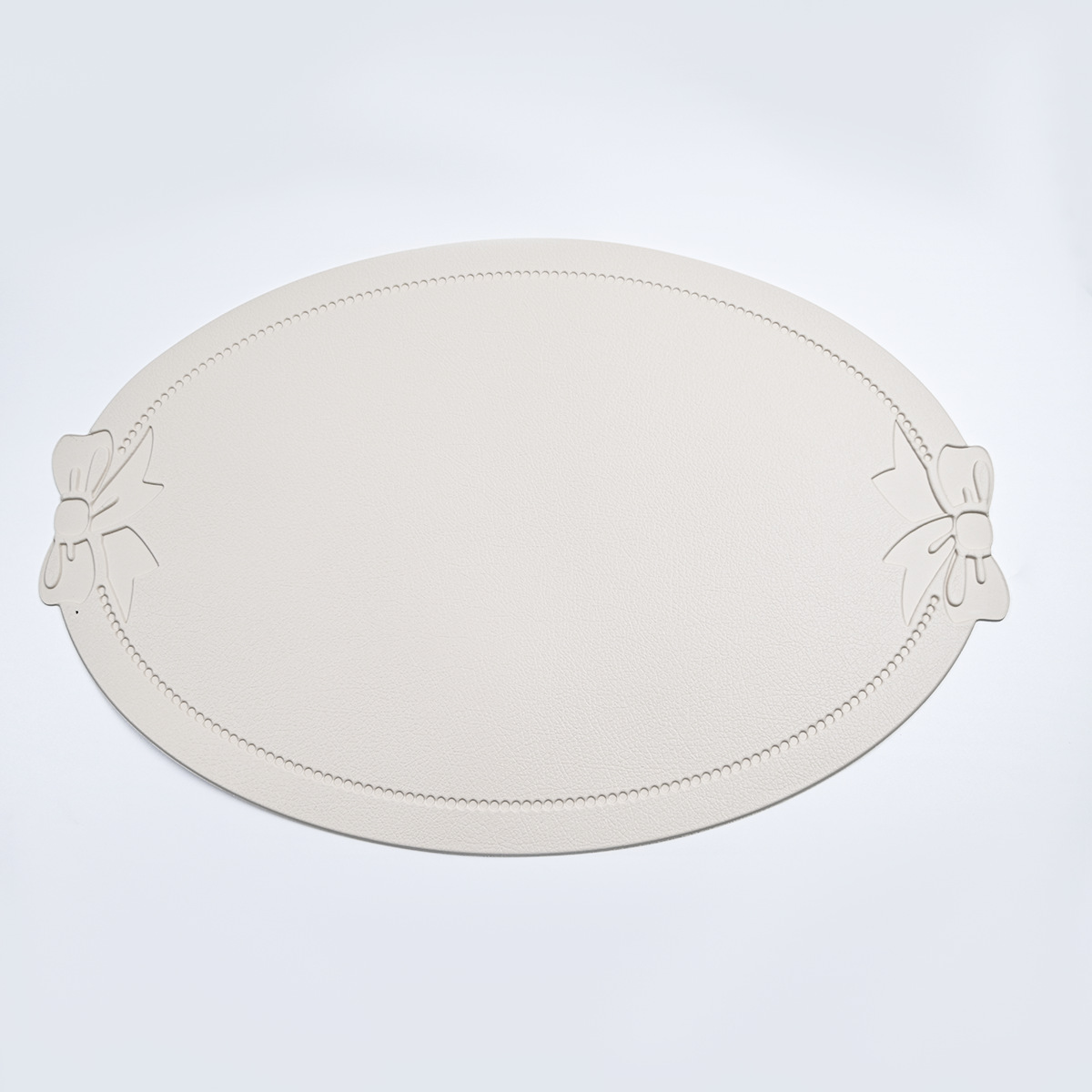 Nuevo estampado almohadilla de cuero arco de doble color pvc almohadilla de comedor anti-deslizante almohadilla de mesa aislante de calor almohadilla de taza hotel doméstico