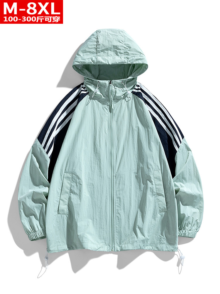 Men's summer trend breathable thin silk jacket