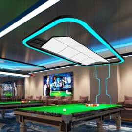 台球厅氛围灯 高亮LED长条灯桌球室专用吊灯无缝拼接健身房装饰灯