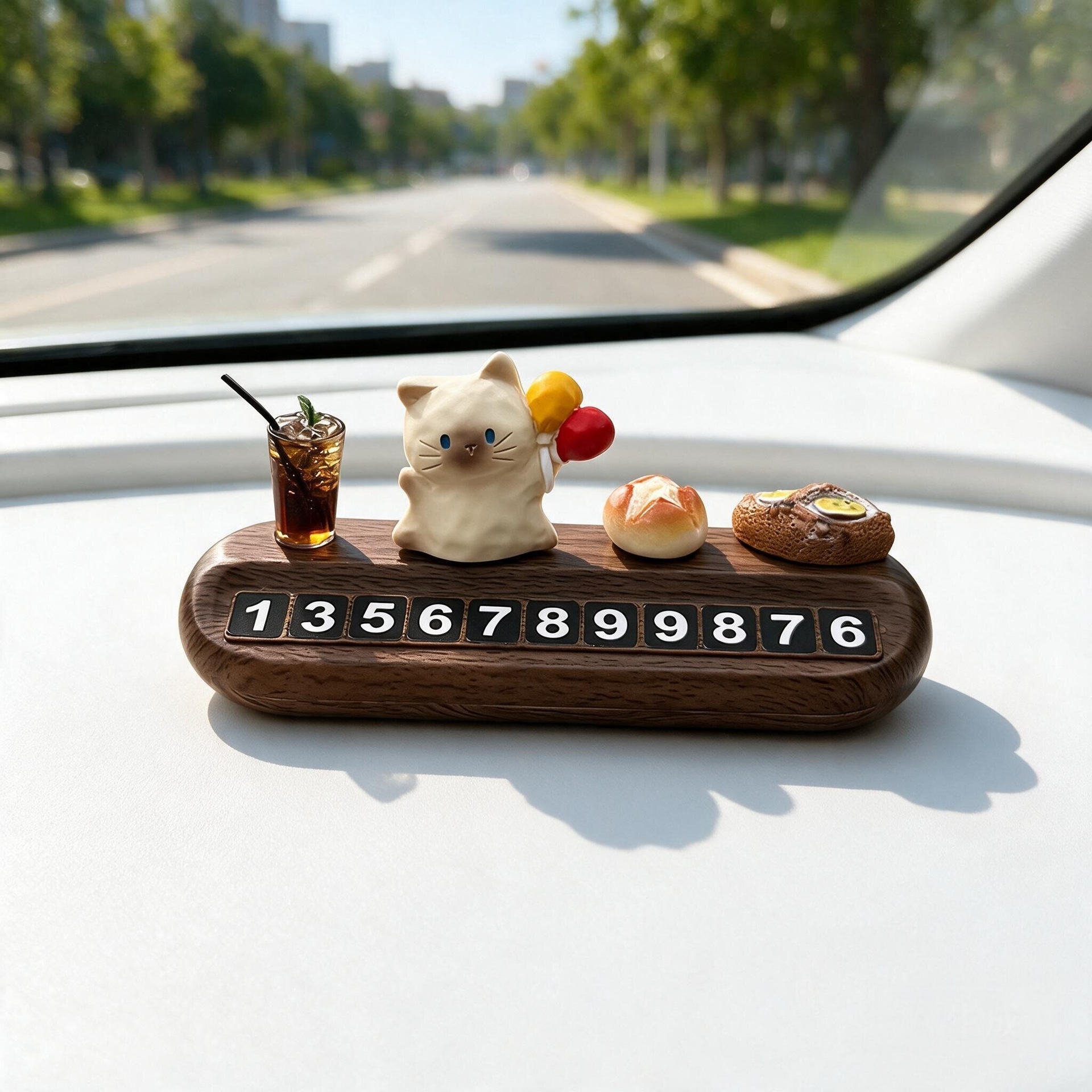 2026 New Model Temporary Parking Number Plate for Car, Hidden Mobile Phone Number Plate for Moving Vehicle, Suitable for Women