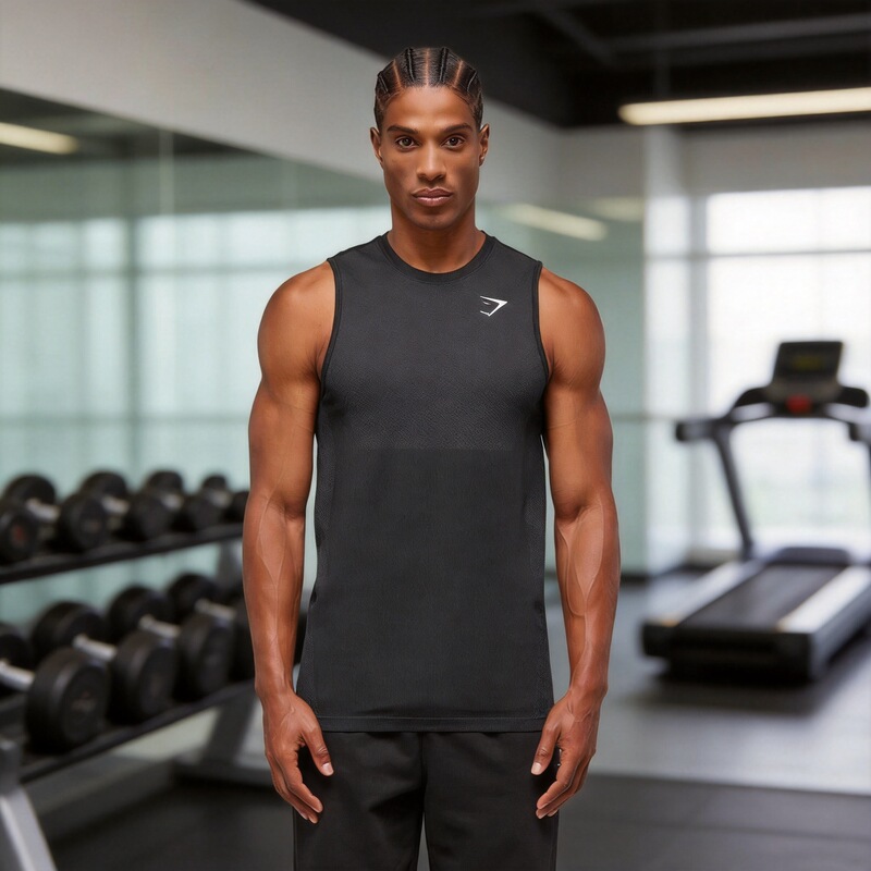 New running sports fitness vest top, casual breathable tight-fitting short-sleeve casual running shark New running sports fitness vest top, casual breathable tight-fitting short-sleeve casual running shark