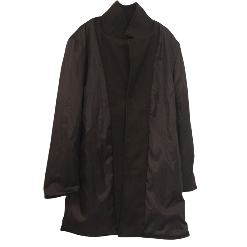 Ropa de hombre Abrigo de lana nuevo para hombre Abrigo con forro de lana multicolor_voghion.com