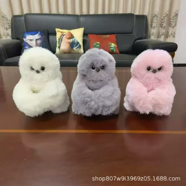 Cross-Border New Model Mirumi Shy and Cute Plush Owl That Can Sing, Emotional Companion Plush Toy Bag