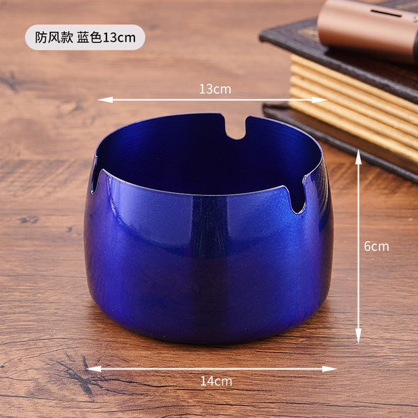 windproof ashtray stainless steel for hotel for commercial use