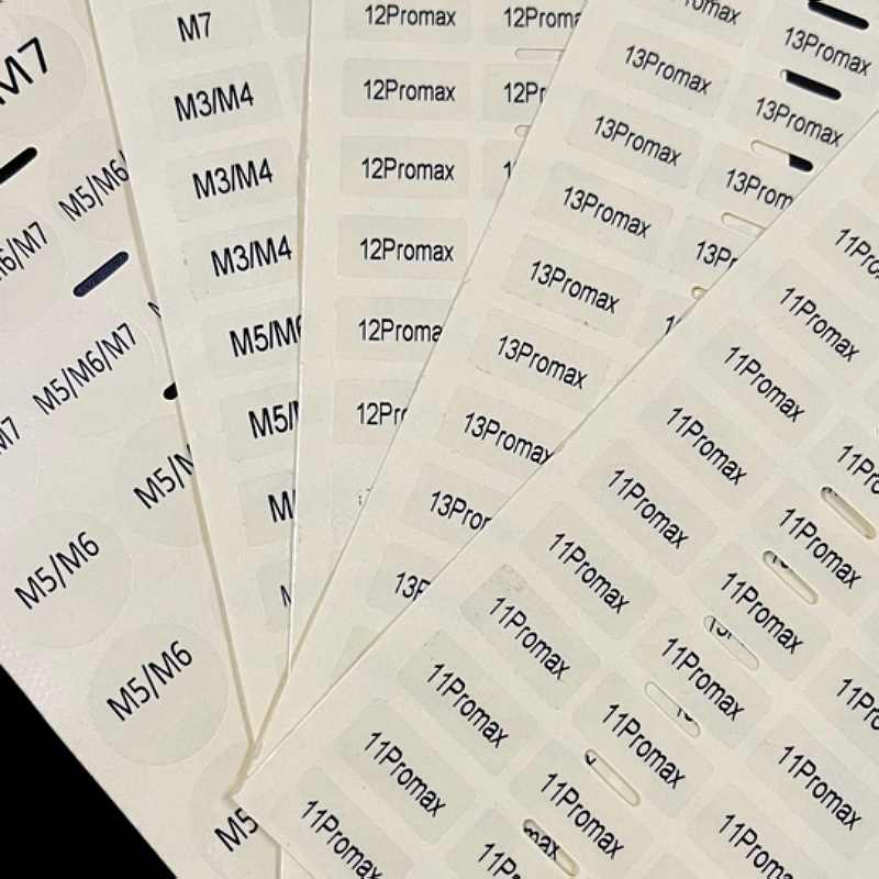 Printing Transparent Bottom Apple Mobile Phone Case Model Label Sticker Suitable for Xiaomi Bracelet Case Model Label