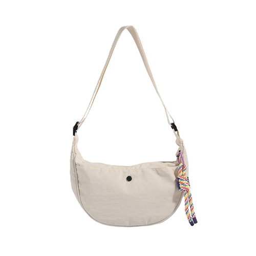 Casual bag women's trendy large capacity 2024 new fashion summer shoulder crossbody bag high-end cloth bag dumpling bag