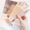 Fashionable trend universal dial, belt, quartz watches, women's watch, bracelet, Korean style