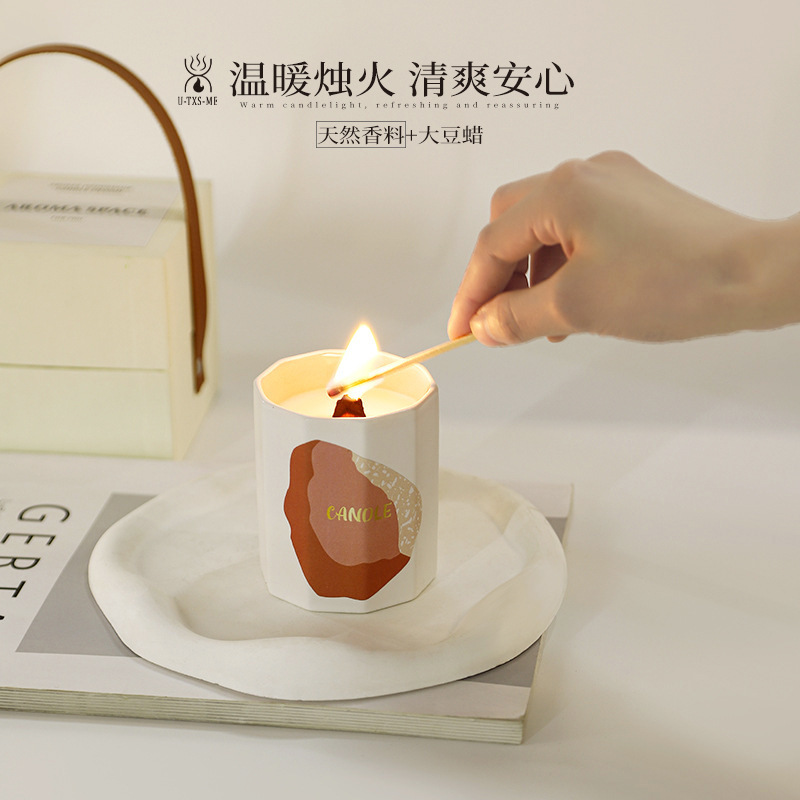 クリエイティブ十角杯クリスマスアロマキャンドル礼箱プレゼントアロマギフト礼箱お土産セット卸売り|undefined