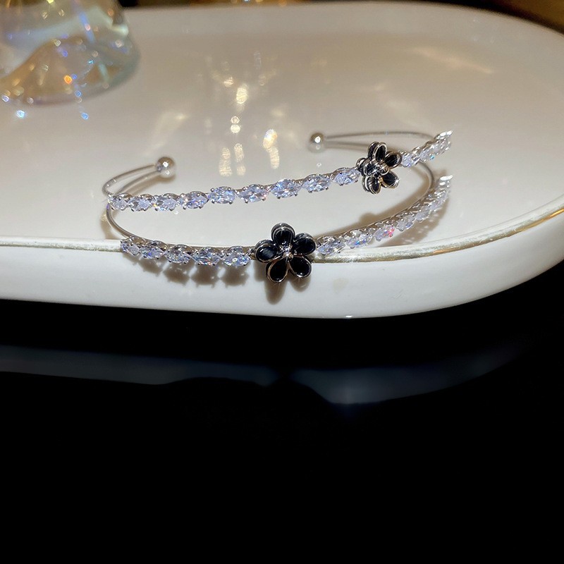 Pulsera elástica de diamantes de múltiples capas con perla artificial ins pulsera de moda exquisita pulsera de alta gama hermosa transfronteriza